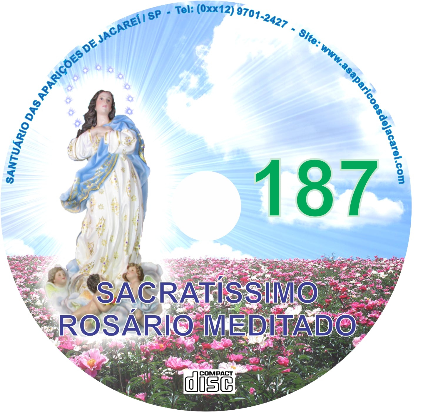 CD Rosário Meditado 187 CD Rosário Meditado 187
